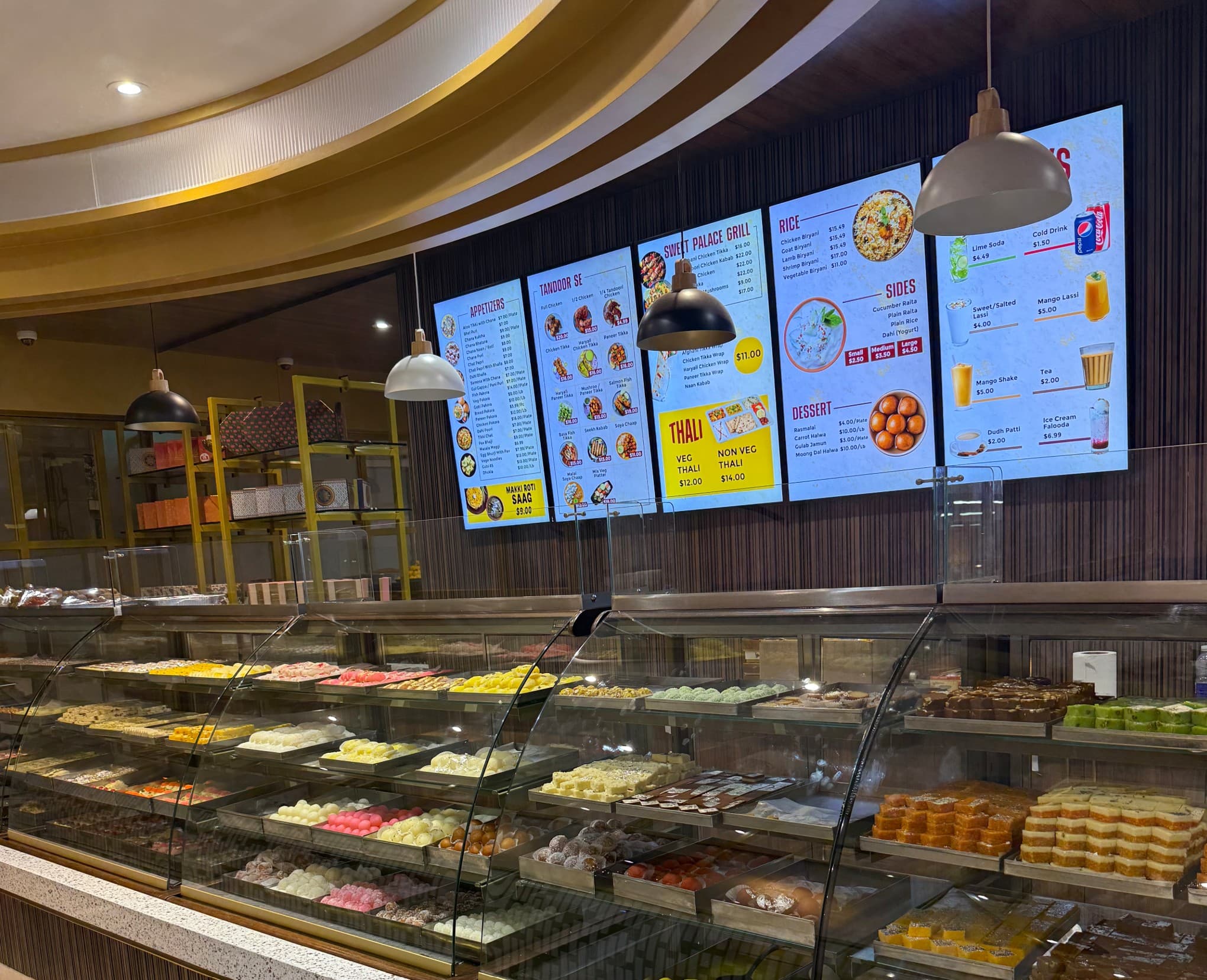 Food at Sweet Palace